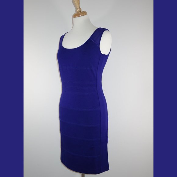 Cluny Royal Blue Paneled Tank Dress - Size 6 - Picture 2 of 15